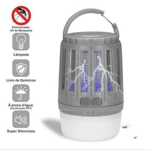 Silent Killer – Lâmpada LED Exterminadora de Mosquitos - allureamazingloja